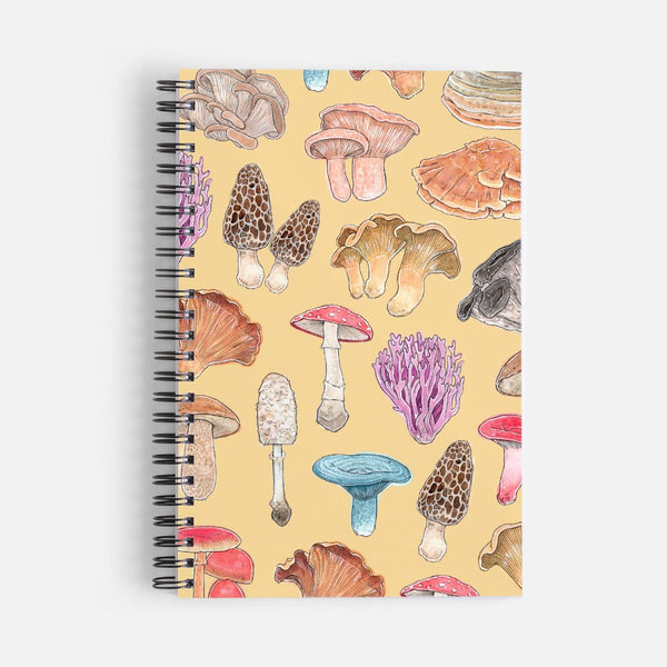 Carnet Spiral - Champignons - Marie-Ève Arpin