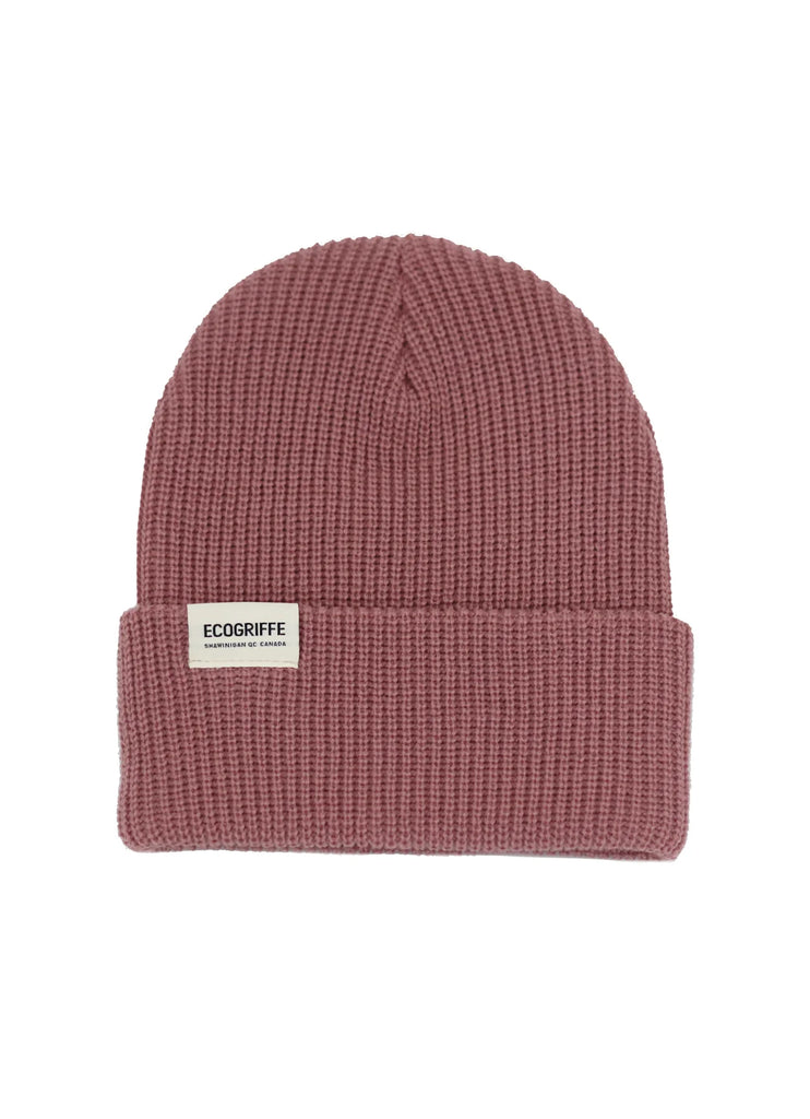 TUQUE AUSTRALE - ROSE CENDRÉ / ÉCOGRIFFE