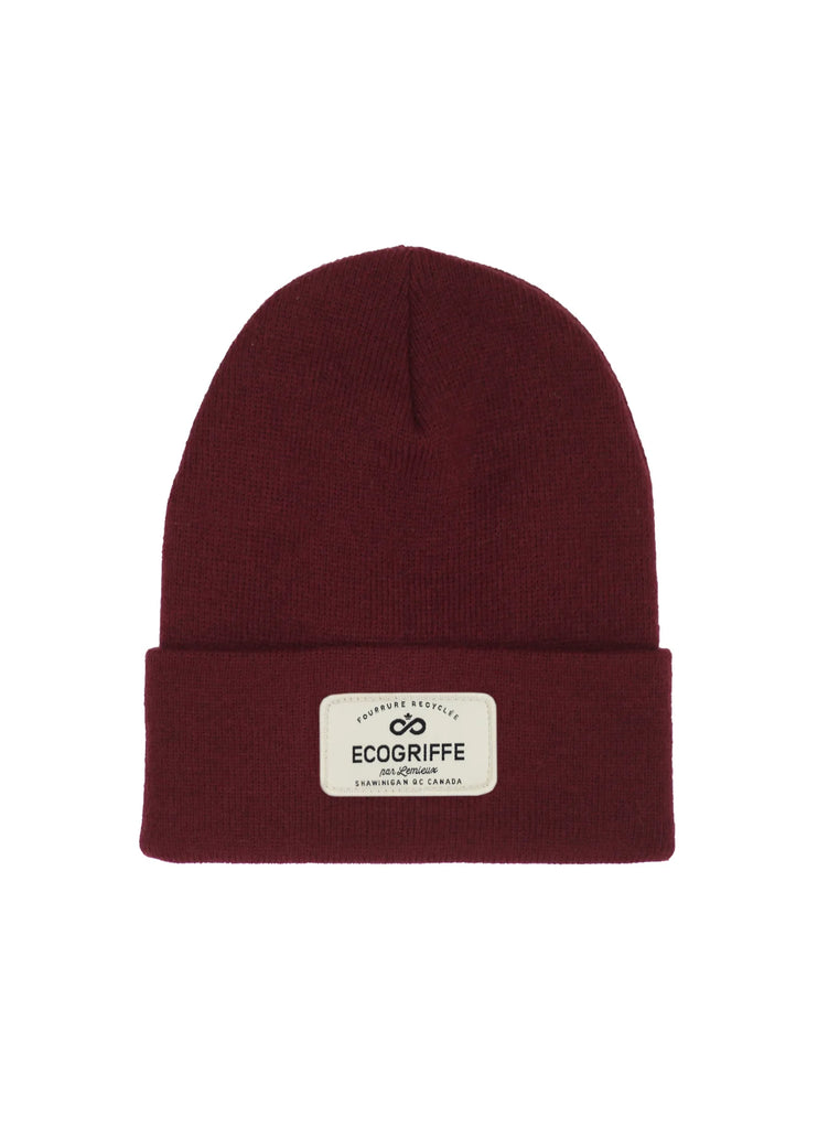 TUQUE TRADITION ADULTE – BOURGOGNE / ÉCOGRIFFE