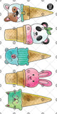 TATOUAGE TEMPORAIRE - LES CORNETS ANIMAUX