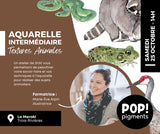 AQUARELLE INTERMÉDIAIRE - Textures Animales : avec Marie-Eve Arpin // 50$