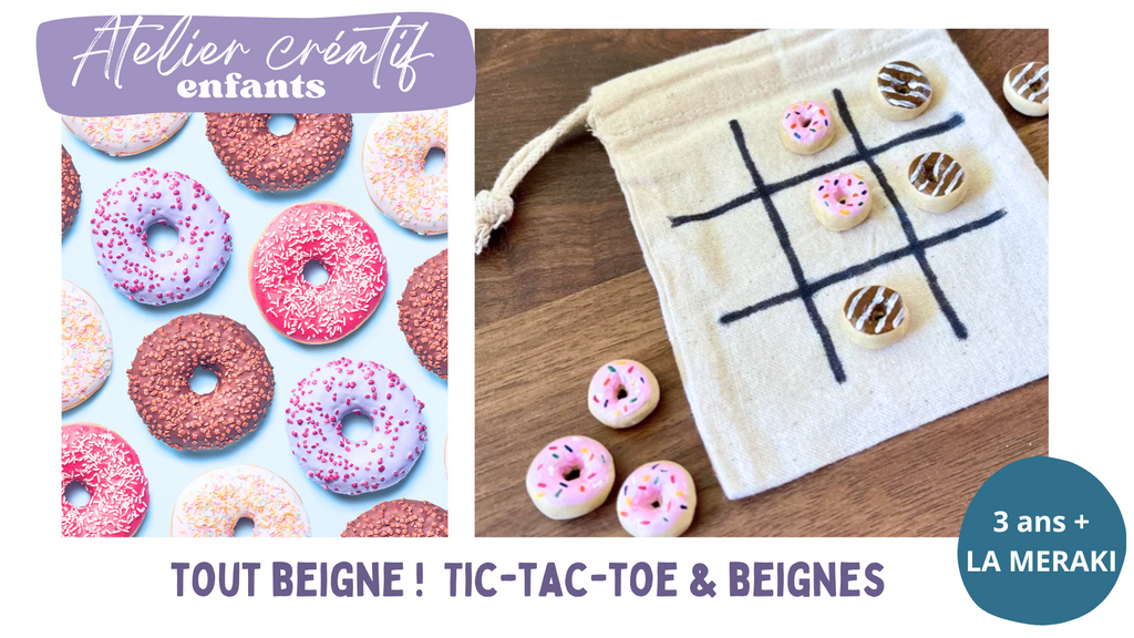 ATELIER CRÉATIF // TOUT BEIGNE: BEIGNES ET TIC-TAC-TOE GOURMAND // 20$