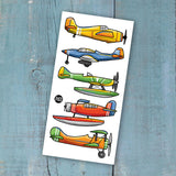 TATTOO TEMPORAIRE - LES AVIONS (CLASSIQUES)