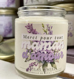 CHANDELLE MAMAN D'AMOUR / LILAS MIEL / LA MERAKI