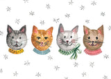 CARTE DE SOUHAIT / CHAT / CHANELLE / STÉPHANIE RENIÈRE