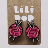 BOUCLES D'OREILLES - BALLES DE LAINE / LILIPOP lili0958