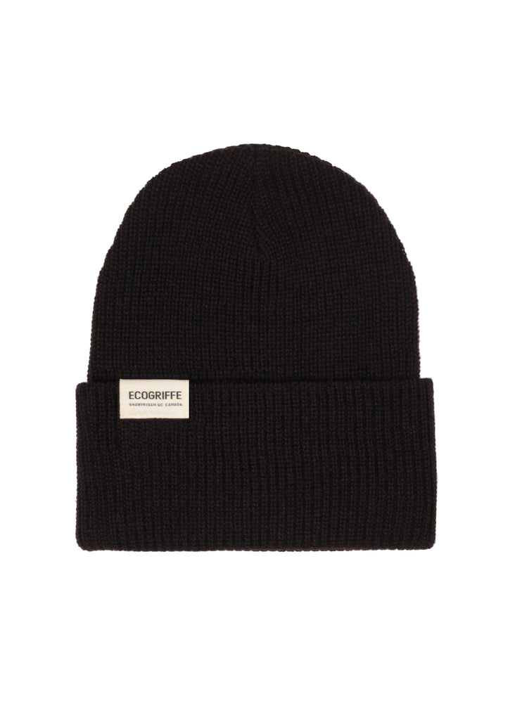 TUQUE AUSTRALE - NOIR / ÉCOGRIFFE