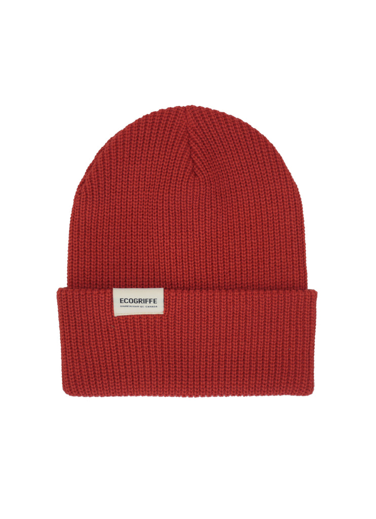 TUQUE AUSTRALE - ORANGE BRÛLÉ / ÉCOGRIFFE