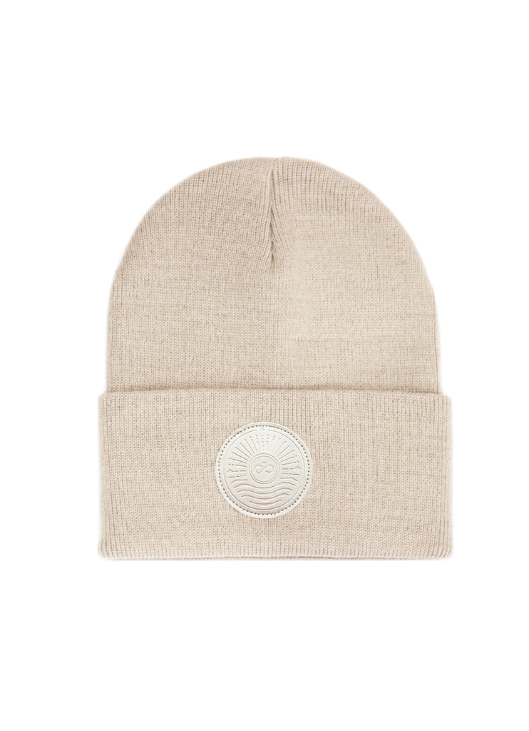 TUQUE TRADITION ADULTE – IVOIRE LOGO ROND / ÉCOGRIFFE