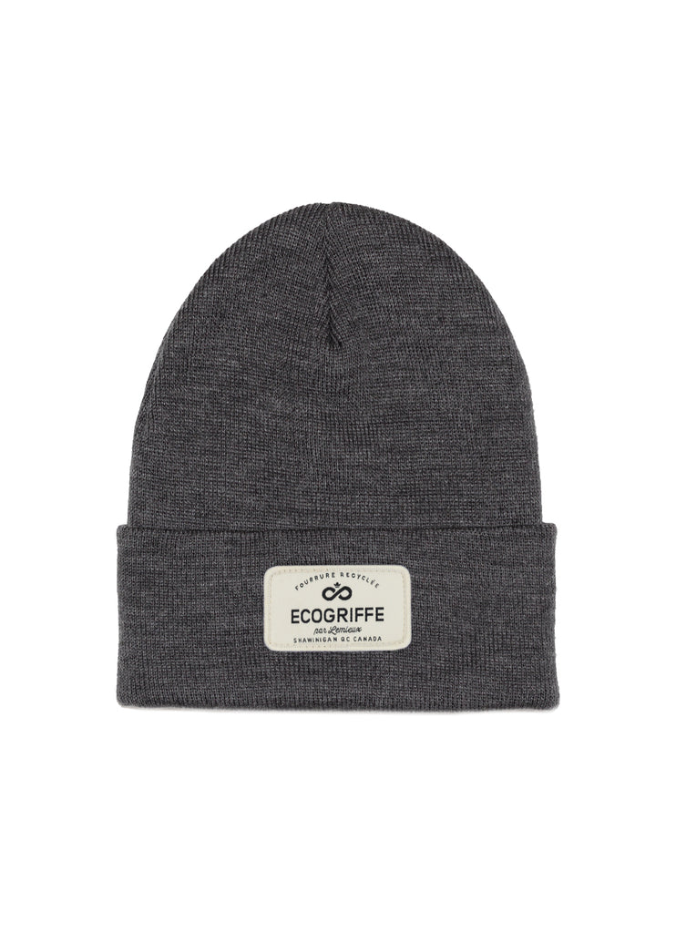 TUQUE TRADITION ADULTE – CHARBON / ÉCOGRIFFE