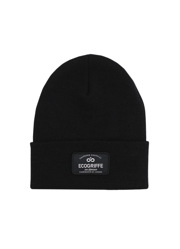 TUQUE TRADITION ADULTE – NOIR / ÉCOGRIFFE