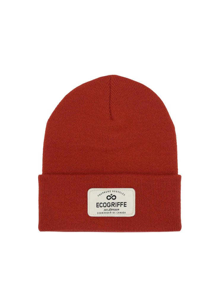 TUQUE TRADITION JUNIOR – ORANGE BRÛLÉ / ÉCOGRIFFE