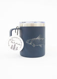 Tasse ISOTHERME À POIGNÉE - Truite Mouchetée - Couleurs variées - 14 onces / RETOUR À LA TERRE