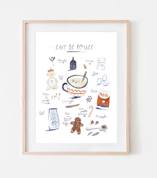 LAIT DE POULE / ILLUSTRATION / AMÉLIE DUBOIS