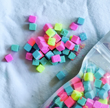 CONFETTIS COLORÉS DE BOMBE DE BAIN EFFERVESCENTS - VOLCANO