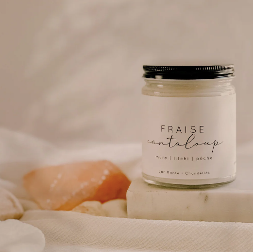 CHANDELLE DE SOYA - FRAISE CANTALOUP / MARÉE
