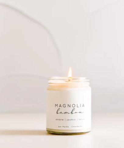 CHANDELLE DE SOYA - MAGNOLIA BAMBOU / MARÉE