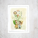 ENFANT-FLEUR / ILLUSTRATION / MATHILDE CINQ-MARS