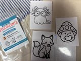 Kit DIY – Crée tes autocollants holographiques ! - Axololt champignon renard