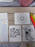 Kit DIY – Crée tes autocollants holographiques ! - Amour country