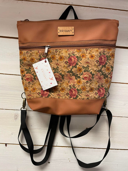 PETIT SAC NINI / SABLE FLORAL /  ORIGAMY