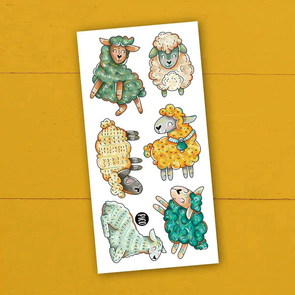 TATOUAGE TEMPORAIRE - LES DOUX MOUTONS