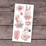 TATOUAGE TEMPORAIRE - LES LAPINES BALLERINES