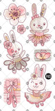 TATOUAGE TEMPORAIRE - LES LAPINES BALLERINES