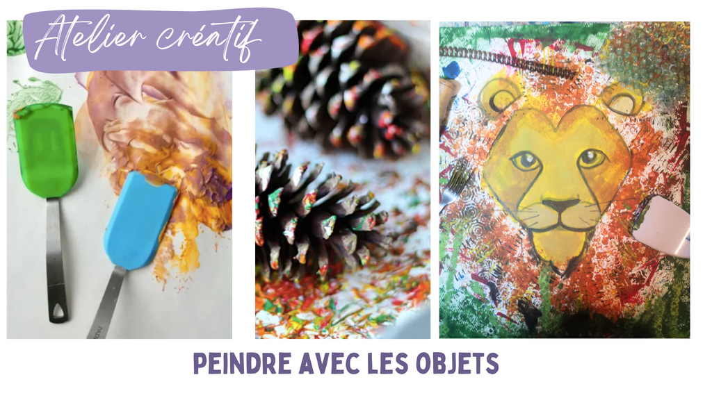 ATELIER PARENT ENFANT PEINDRE AVEC LES OBJETS  // 20$