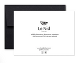 CARTE DE SOUHAIT / LAPIN SEUL / LE NID ATELIER