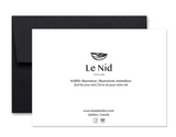 CARTE DE SOUHAIT / PHOQUE  / LE NID ATELIER