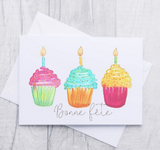 Carte de souhait CUPCAKES - L'ATELIER DE MORGANE
