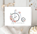 Carte de souhait BICYCLETTES - L'ATELIER DE MORGANE