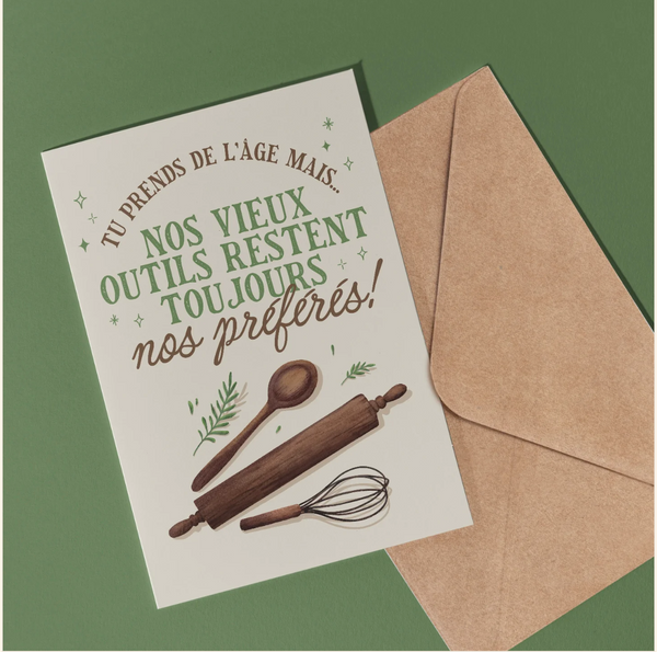 CARTE DE SOUHAIT - NOS VIEUX OUTILS (DE CUISINE) RESTENT TOUJOURS NOS PRÉFÉRÉS! // FERMETTE ET GRIBOUILLIS