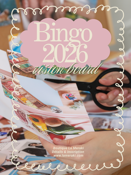 ATELIER Vision Board façon carte de Bingo