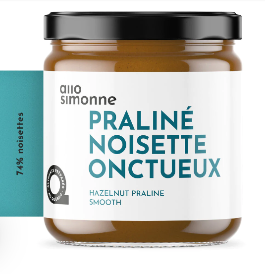 TARTINADE PRALINÉ NOISETTE ONCTUEUX // ALLO SIMONNE