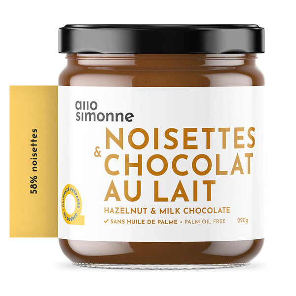 TARTINADE NOISETTES, CHOCOLAT AU LAIT // ALLO SIMONNE