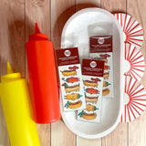 TATOUAGES KETCHUP LE CHIEN SAUCISSE / PICO