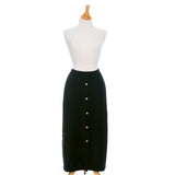 Jupe 7/8 pruche / Corduroy noir // Rien ne se perd