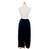Jupe 7/8 pruche / Corduroy noir // Rien ne se perd