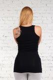CAMISOLE BOYBEATER LONG - NOIR // ABAKA